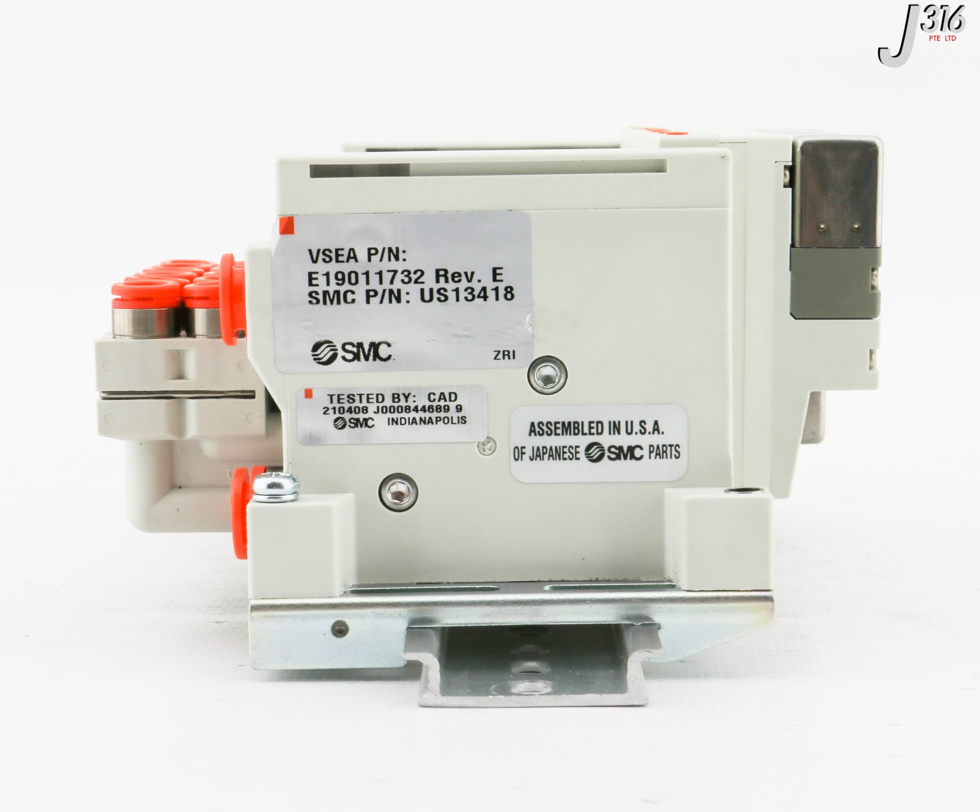 32100 SMC 12-SLOT PNUEMATIC MANIFOLD, VARIAN E19011732 US13418 | eBay